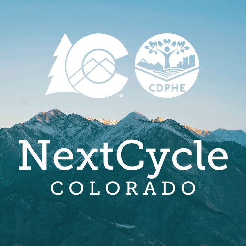 Mountains with overlay that says NextCycle Colorado